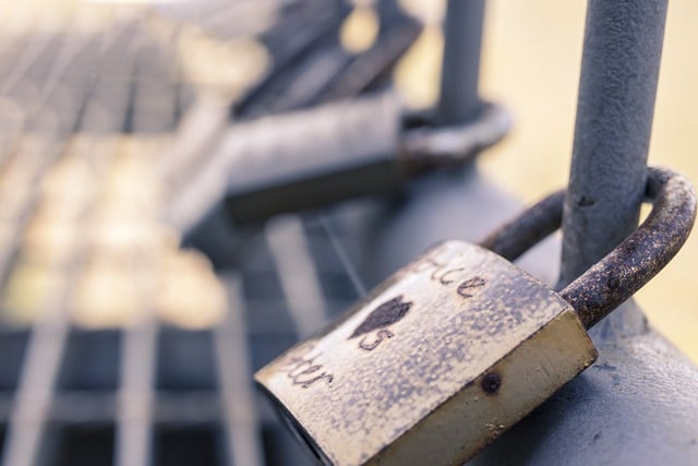 爱情锁 挂锁 金属 - 上的免费图片