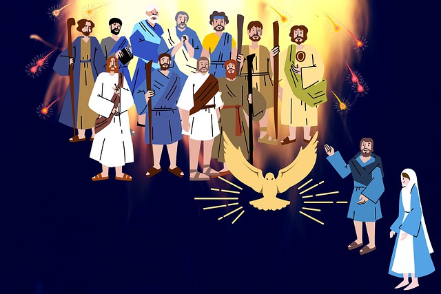 圣灵降临节 耶稣 使徒 - 上的免费图片