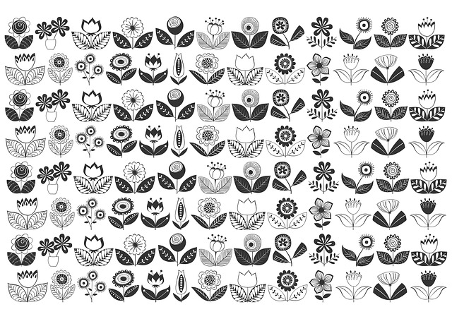花涂鸦 Zentangle 花的 - 上的免费图片