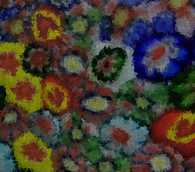 花朵 几何的 打印 - 上的免费图片