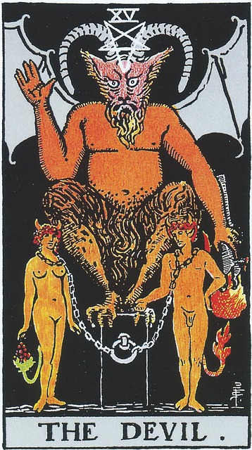 塔罗牌 大奥秘 魔鬼 - 上的免费图片