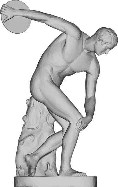 Discobolus 雕像 希腊语 - 免费矢量图形