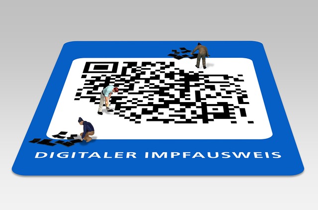 数字疫苗接种记录 Qr 码 微型人物 - 上的免费图片