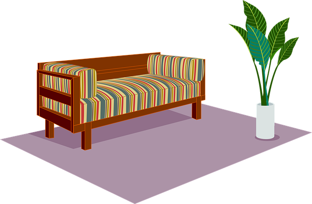 沙发 地毯 客厅 - 免费矢量图形