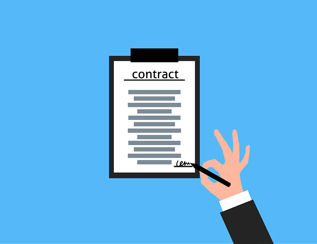 合同 签名 协议 - 免费矢量图形