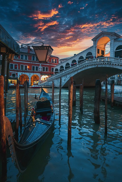 威尼斯 京杭大运河 日落 - 上的免费照片