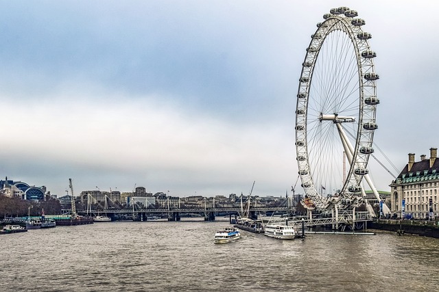 摩天轮 伦敦眼 河 - 上的免费照片