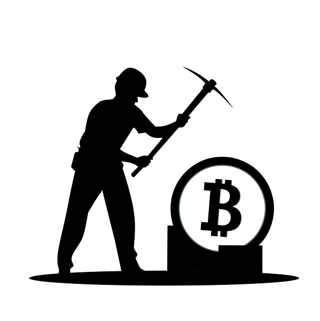 加密货币 比特币 矿业 - 免费矢量图形
