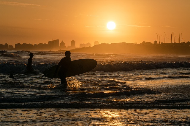 海 冲浪者 日落 - 上的免费照片