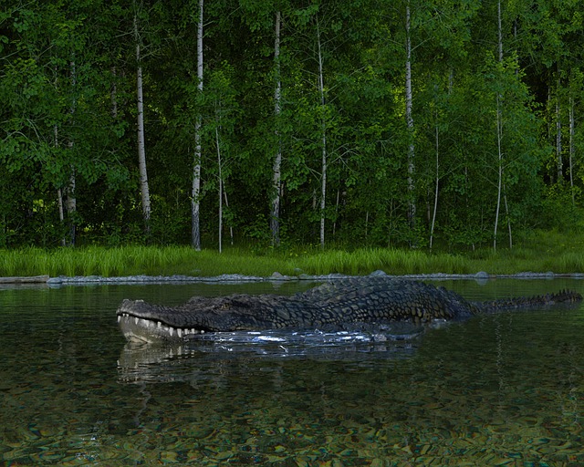 尼罗鳄鱼 河 爬虫 - 上的免费图片