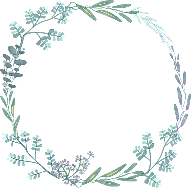 树叶 花朵 框架 - 免费矢量图形