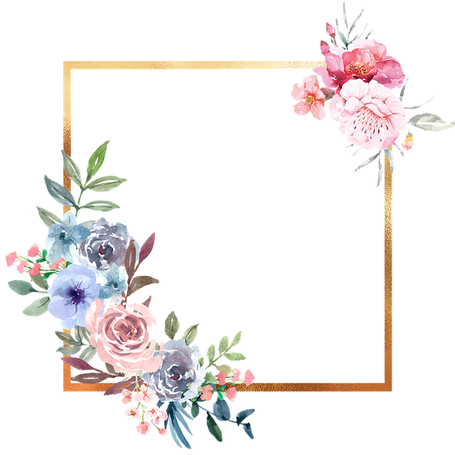 花朵 框架 花框 - 免费矢量图形