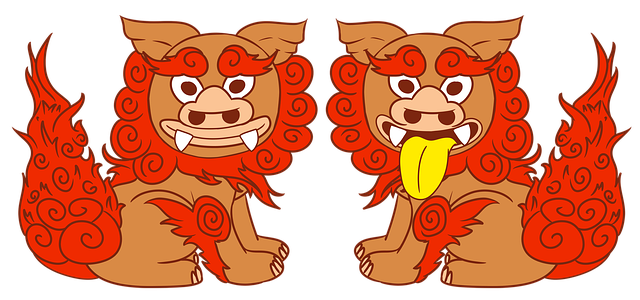 Komainu 狮子狗 日本民间传说 - 上的免费图片