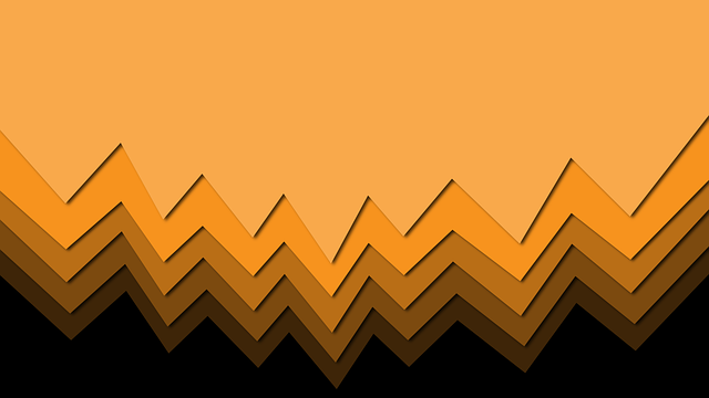 万圣节背景 之字形背景 锯齿形图案 - 免费矢量图形