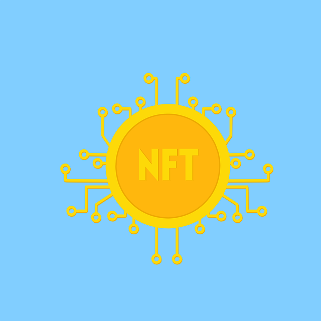 Nft 不可替代的代币 加密货币 - 免费矢量图形