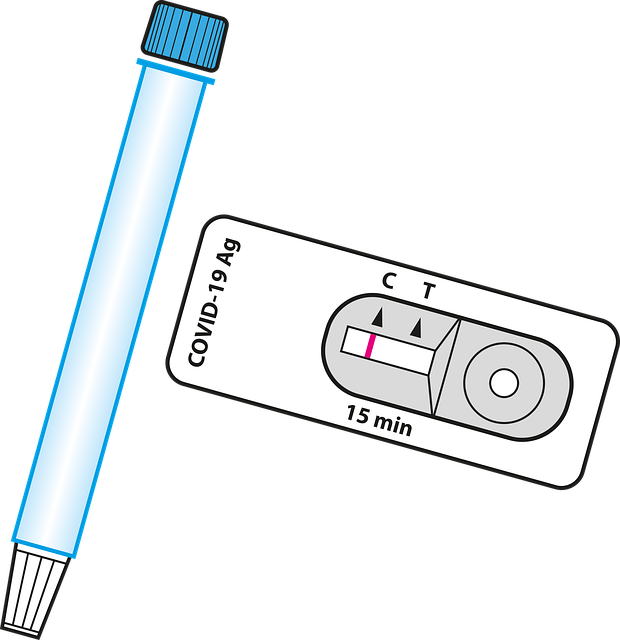 快速测试 晕 冠状病毒 - 免费矢量图形