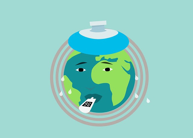 全球的 变暖 地球 - 免费矢量图形