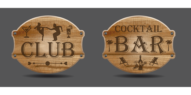 木牌 俱乐部标志 - 免费矢量图形