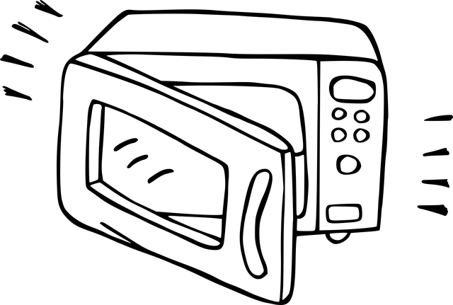 微波 烹饪 厨师 - 免费矢量图形
