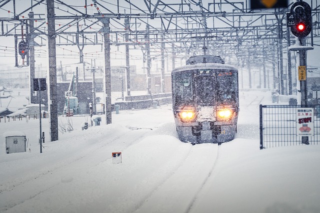 火车 暴风雪 雪 - 上的免费照片