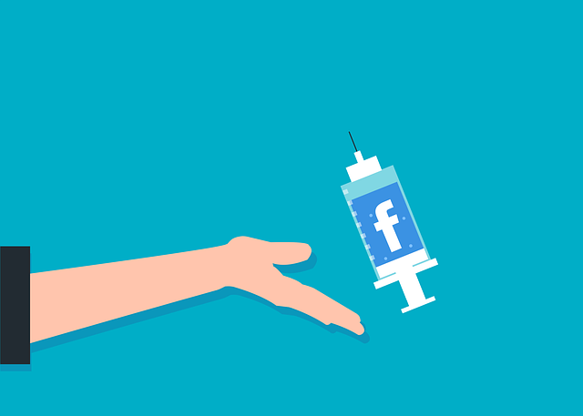 Facebook 瘾 社会的 - 免费矢量图形