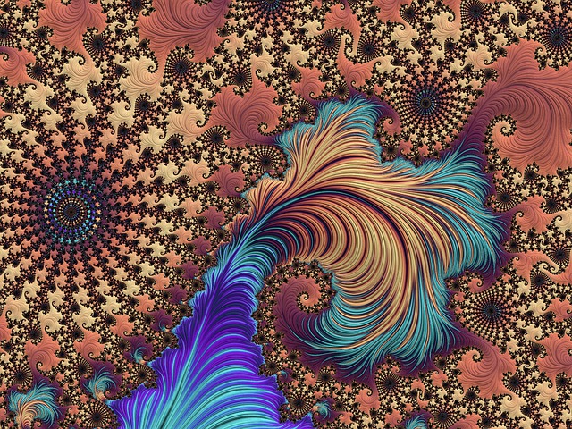 分形图案 抽象艺术 万花筒 - 上的免费图片