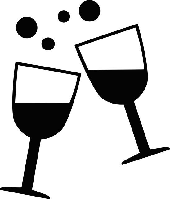 党徽 派对图标 酒杯 - 免费矢量图形