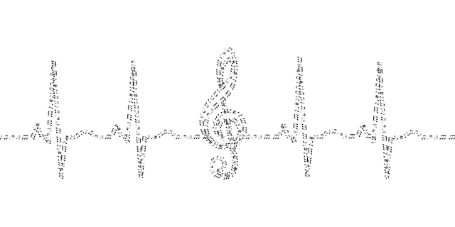 心电图 谱号 音乐 - 免费矢量图形