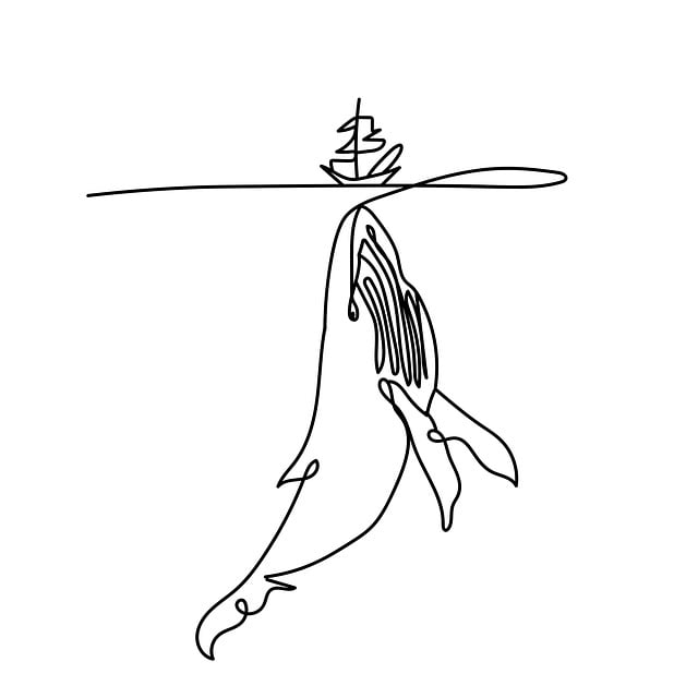 蓝鲸 画画 海 - 上的免费图片