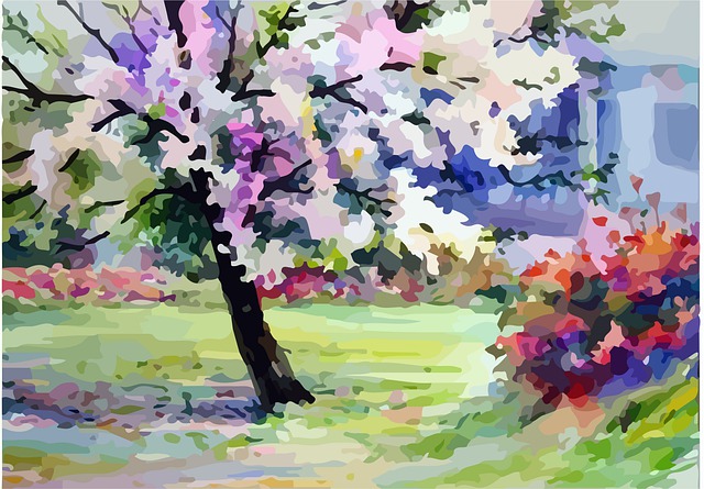 风景画 园林画 花园 - 上的免费图片