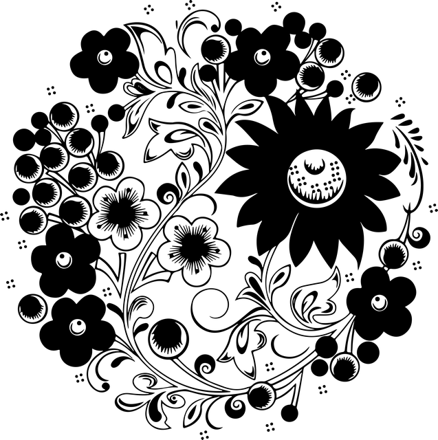 Khokhloma 霍赫洛马模式 俄罗斯木头绘画风格 - 上的免费图片