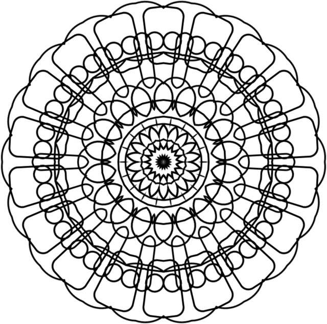 玫瑰花结 曼荼罗 艺术 - 免费矢量图形