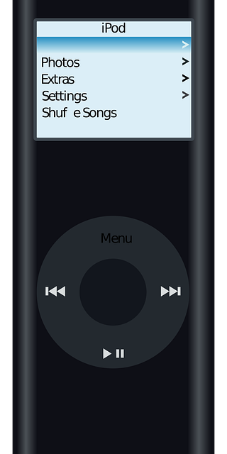 Ipod 菜单 歌曲 - 免费矢量图形