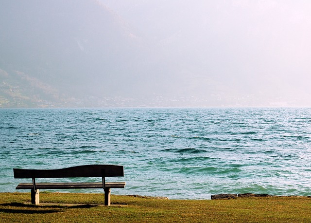 张木凳 座位 海 - 上的免费照片