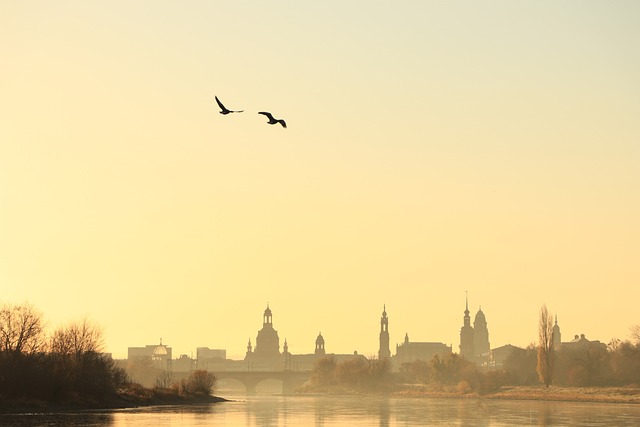 德累斯顿 早晨 黎明 - 上的免费照片