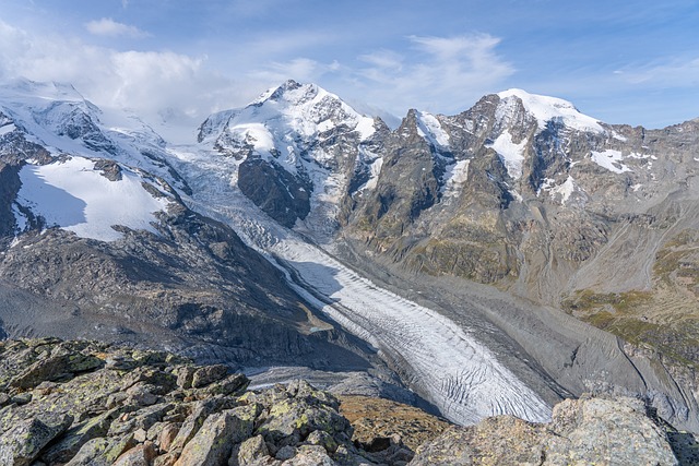 冰川 莫特拉奇冰川 山 - 上的免费照片