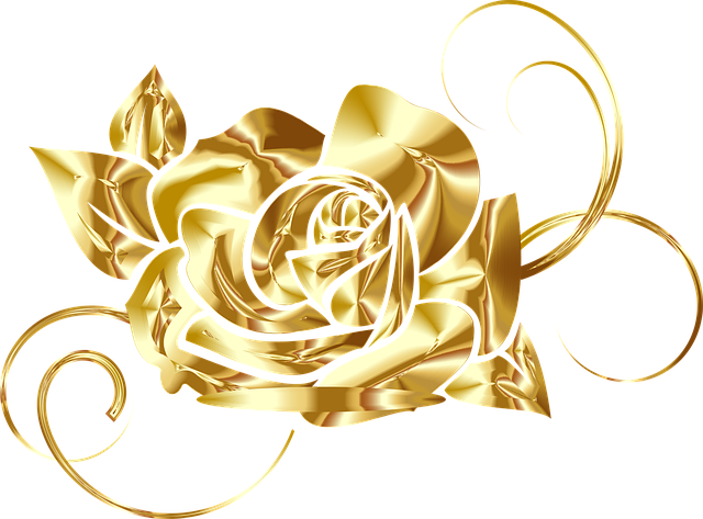 玫瑰 金色玫瑰 金花 - 免费矢量图形