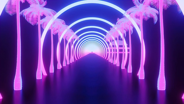 手掌 赛博朋克美学 荧光灯 - 上的免费图片