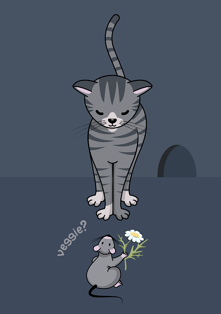 猫 鼠 捕食者 - 免费矢量图形