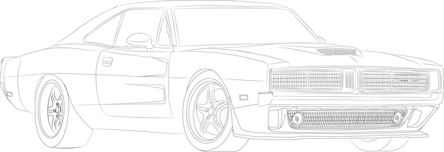 躲闪 1969 年道奇充电器 车 - 上的免费图片