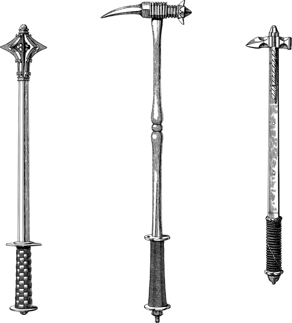 武器 战锤 梅斯 - 免费矢量图形
