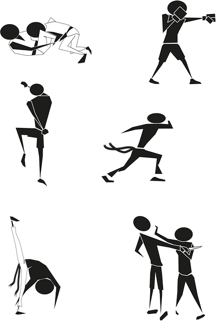 象形图 体育 斗争 - 免费矢量图形