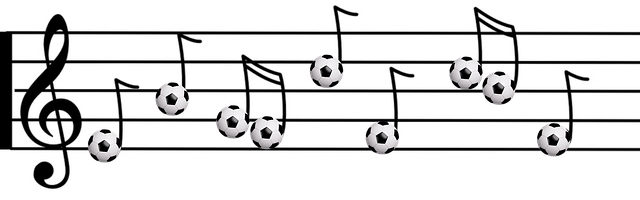 音乐 笔记 足球 - 上的免费图片