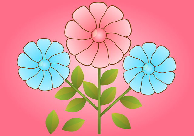 花朵 花的 粉红色的花 - 免费矢量图形