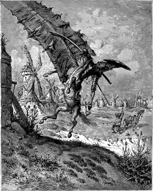 堂吉诃德 文学 书 - 免费矢量图形