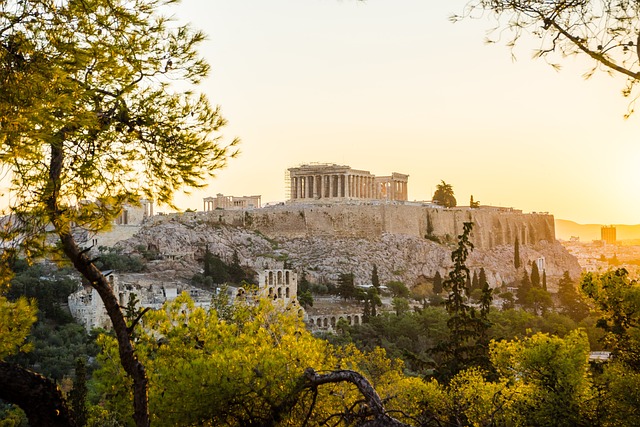 雅典 日落 卫城 - 上的免费照片