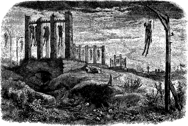 绞刑架 套索 绞刑 - 免费矢量图形