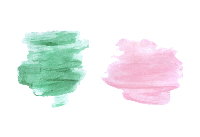 水彩 笔触 涂片 - 免费矢量图形