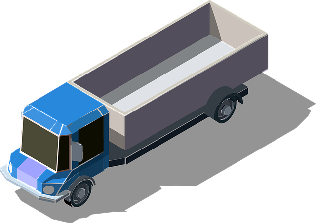 卡车 运输 半挂车 3D - 免费矢量图形