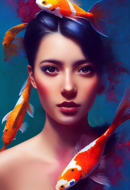 女士 鲤鱼 美丽 - 上的免费图片